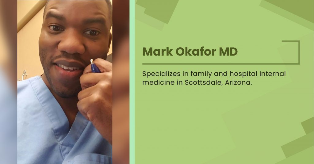 headshot of Mark Okafor MD